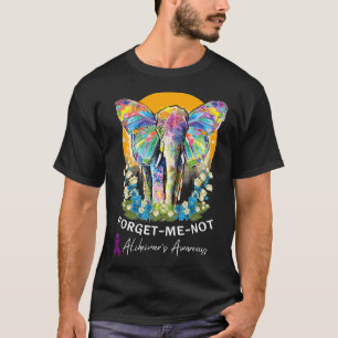 Elephant Vergiss-me-nicht Heimers Bewusstsein T-Shirt