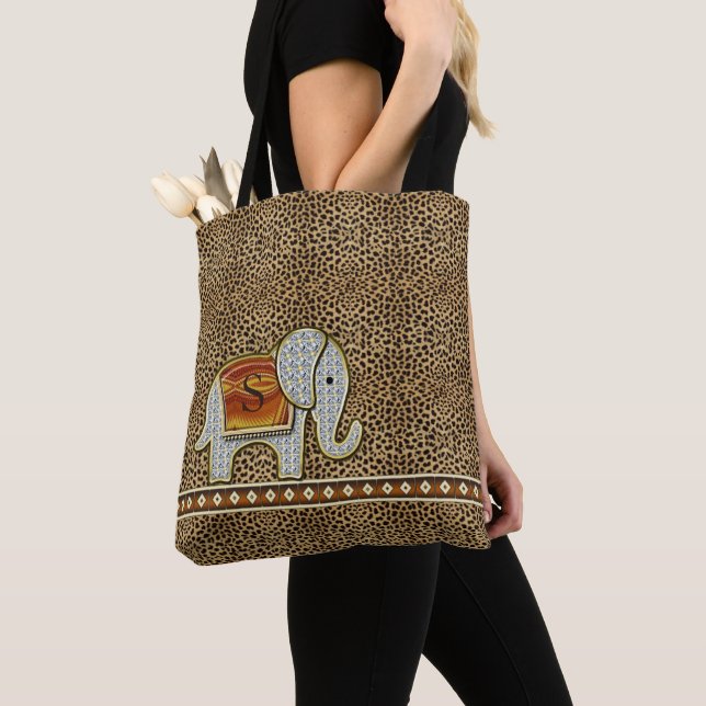 Elephant Walk Monogram Cheetah ID390 (Von Nahem)