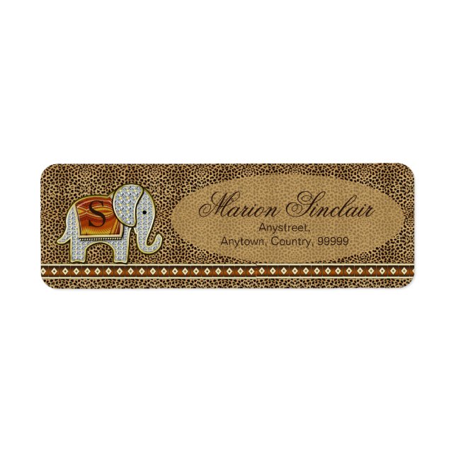 Elephant Walk Monogram Cheetah ID390 (Vorne)