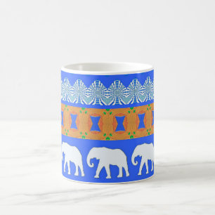 Elephant Walk Muster Kaffeetasse