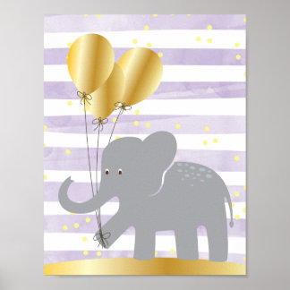 Elephant Wall Art Poster