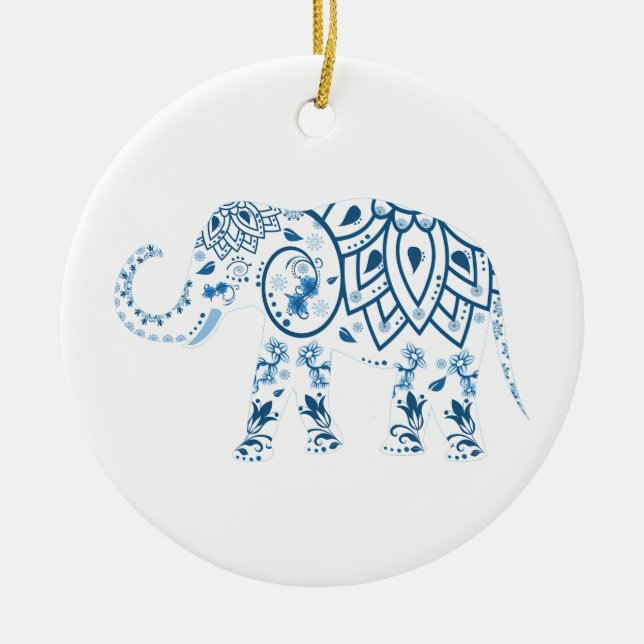 Elephant Weihnachtsschmuck (Vorne)