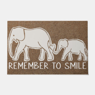 Elephant Welcome Doormat | Elephant Lover Mat Fußmatte