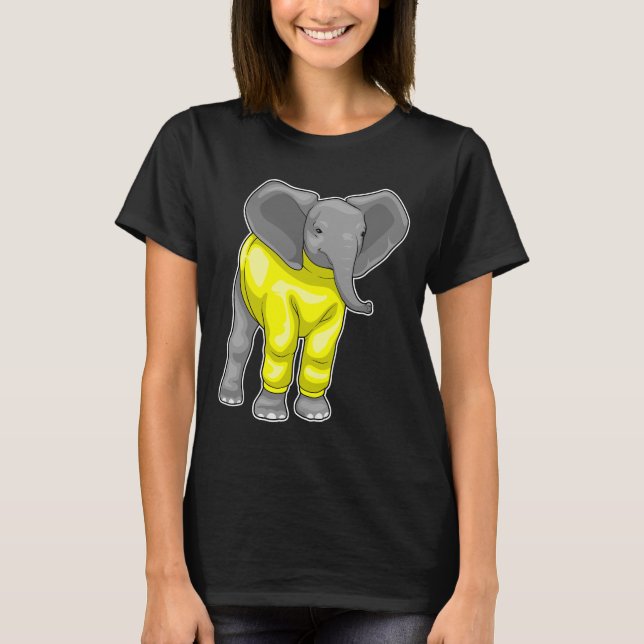 Elephant Winter T-Shirt (Vorderseite)