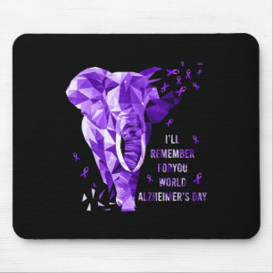 Elephant wird sich für Sie Welt Heimerheimer Mousepad