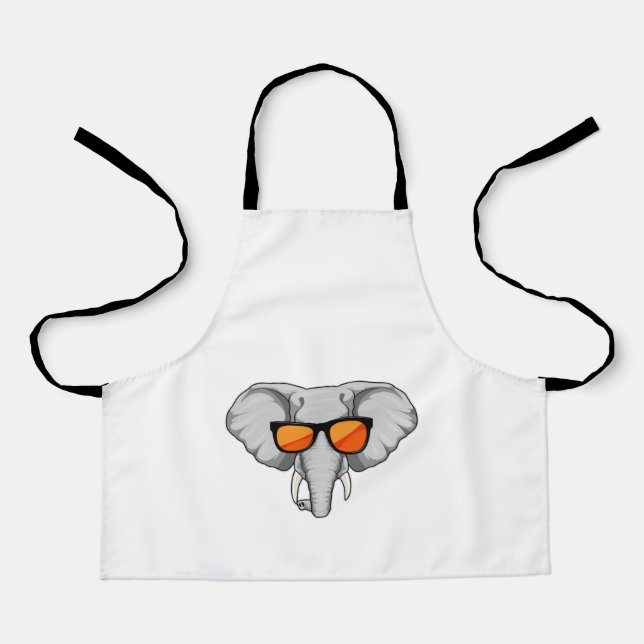 Elephant with Sunglasses Schürze (Vorderseite)