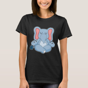 Elephant Yoga Meditation Gymnastik T-Shirt