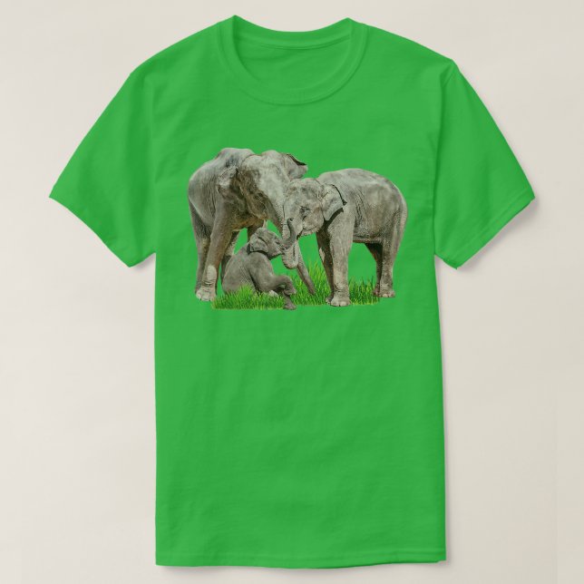 Elephant Zookeeper Zoologe Wildlife Safar T-Shirt (Design vorne)