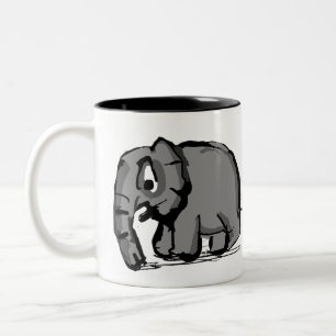 Elephant Zweifarbige Tasse