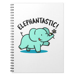 Elephantastisch Funny Fantastic Elephant Puff Notizblock