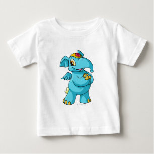 Elephante Blau Baby T-shirt