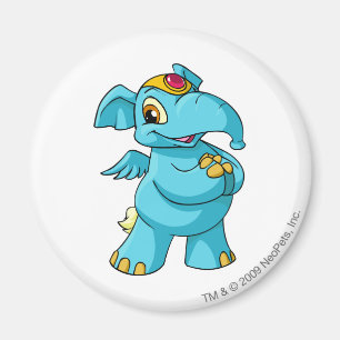 Elephante Blue Magnet