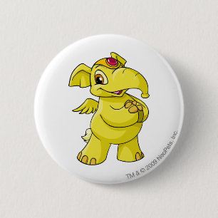 Elephante Gelb Button