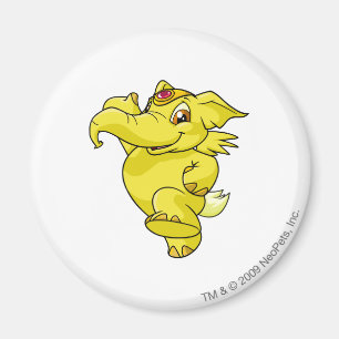 Elephante Gelb Magnet