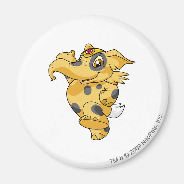 Elephante Gepunktet Magnet (Vorne)