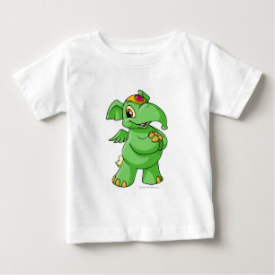 Elephante Green Baby T-shirt
