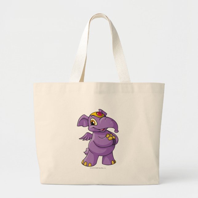 Elephante lila jumbo stoffbeutel (Vorne)