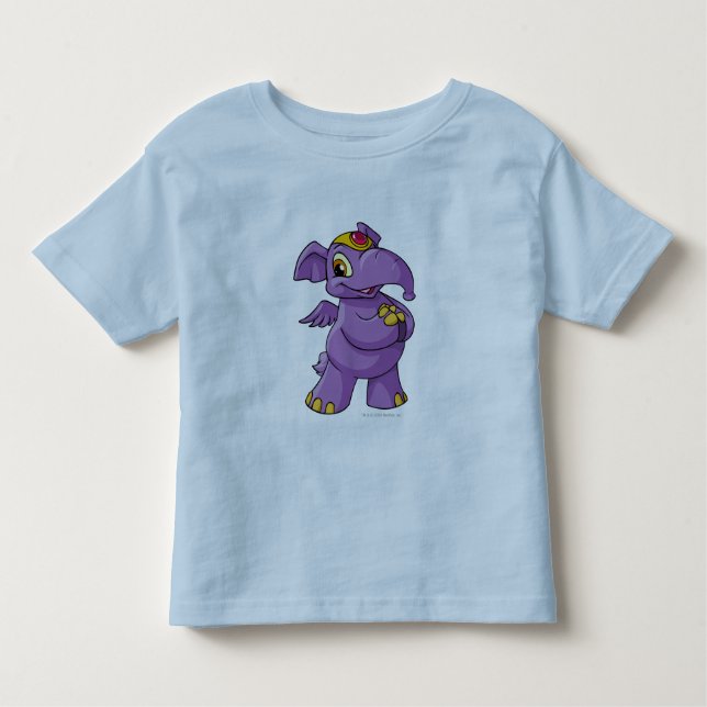 Elephante lila kleinkind t-shirt (Vorderseite)