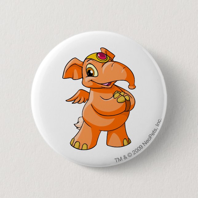 Elephante Orange Button (Vorderseite)