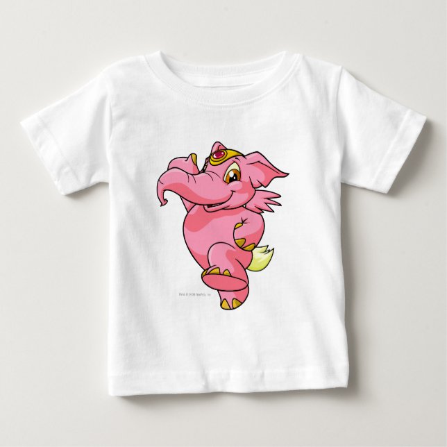Elephante Pink Baby T-shirt (Vorderseite)