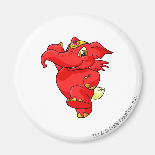 Elephante Red Magnet (Vorne)