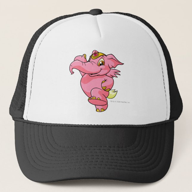 Elephante Rosa Truckerkappe (Vorderseite)