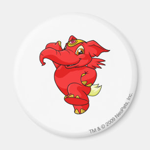 Elephante Rot Magnet