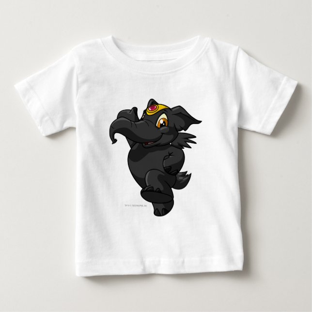 Elephante Schatten Baby T-shirt (Vorderseite)