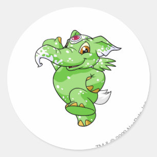 Elephante Speckled Runder Aufkleber