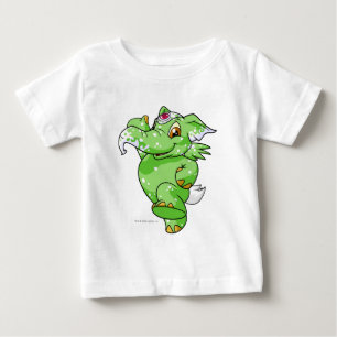 Elephante sprenkelte baby t-shirt