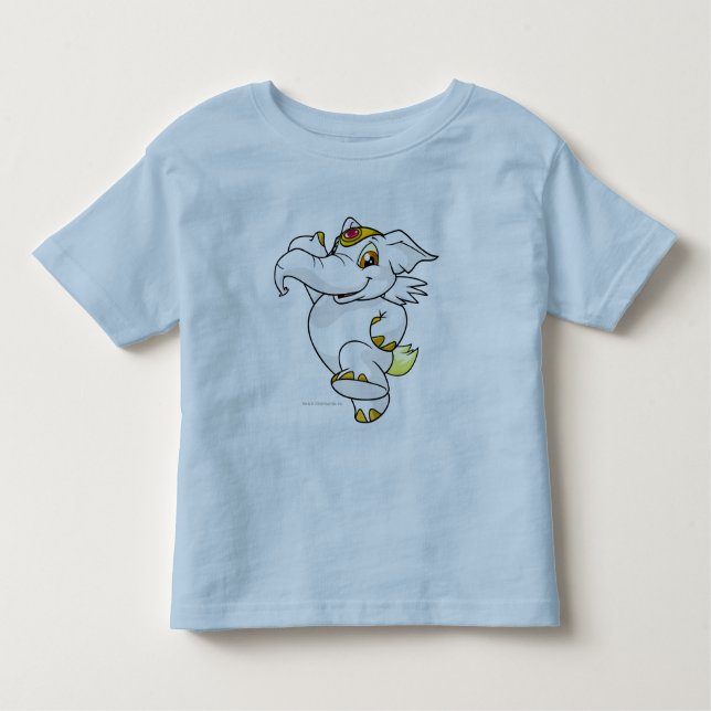 Elephante Weiß Kleinkind T-shirt (Vorderseite)