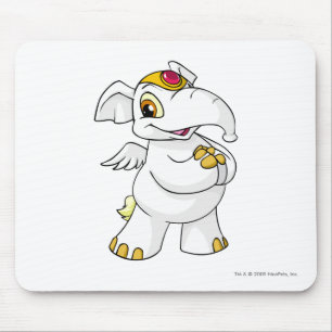 Elephante Weiß Mousepad