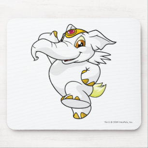Elephante Weiß Mousepad