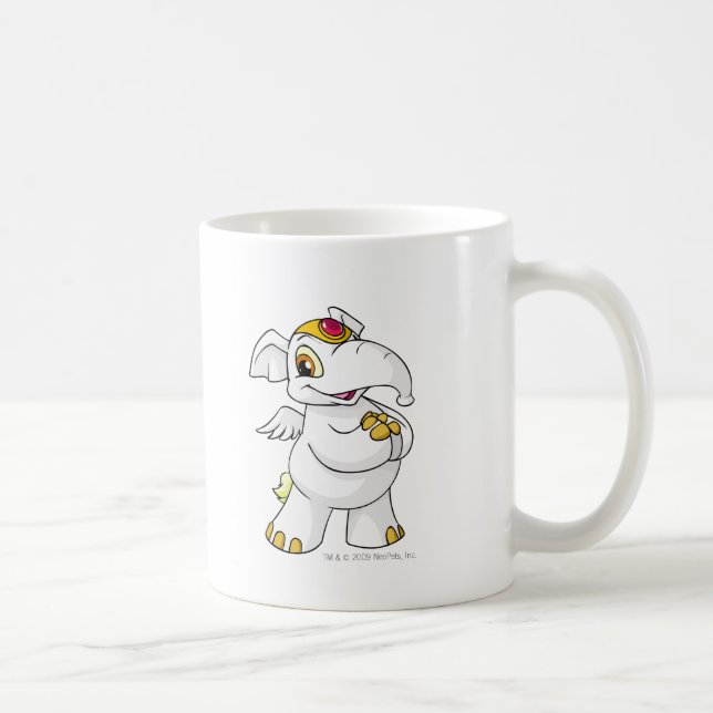 Elephante Weiß Tasse (Rechts)