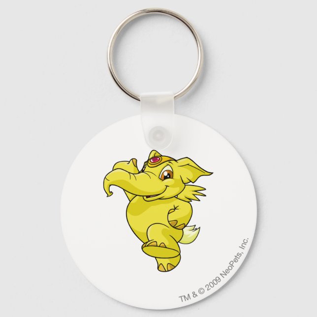 Elephante Yellow Schlüsselanhänger (Vorderseite)