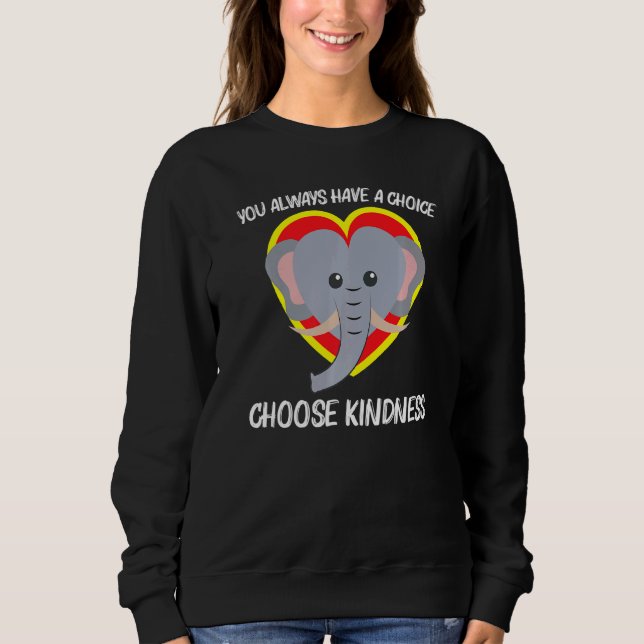 Elephantin für Männer Frauen Größtes Zirkus Zoo Ti Sweatshirt (Vorderseite)