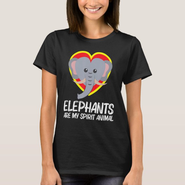 Elephantin für Männer Frauen Größtes Zirkus Zoo Ti T-Shirt (Vorderseite)