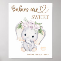 Elephantische Babydusche Die Babys sind süß und ne