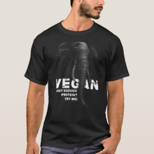 Elephantische Vegane Fitness Frauen Männer Vegan W T-Shirt