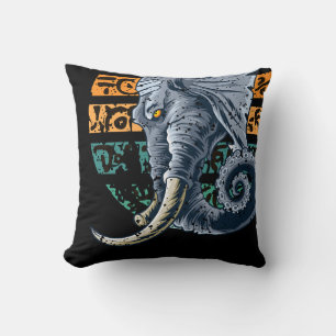 Elephantopus Elephant Tentacle Trunk Lovecraft Kissen