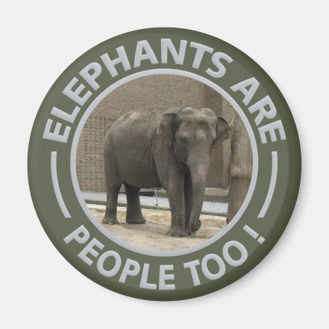 ELEPHANTS-Magnet Magnet (Vorne)