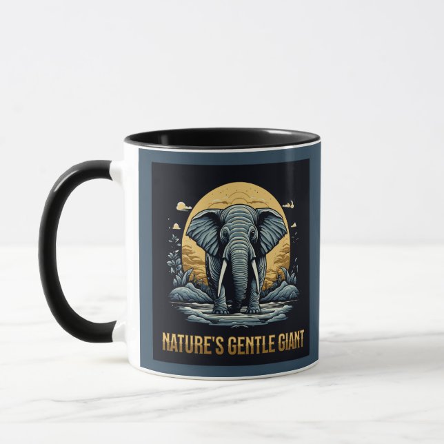 Elephants Nature's Gentle Giant Tasse (Links)