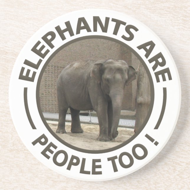 ELEPHANTS-Untersetzer Getränkeuntersetzer (Vorne)