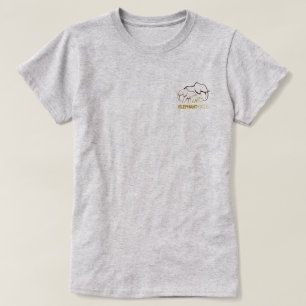 ElephantVoices Logo-Rückseiten-T-Shirt (grau) T-Shirt