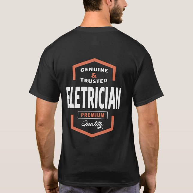 Eletriker | Geschenkideen T-Shirt (Rückseite)