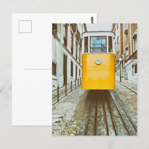 Elevador da Gloria. Lissabon, Portugal Postkarte