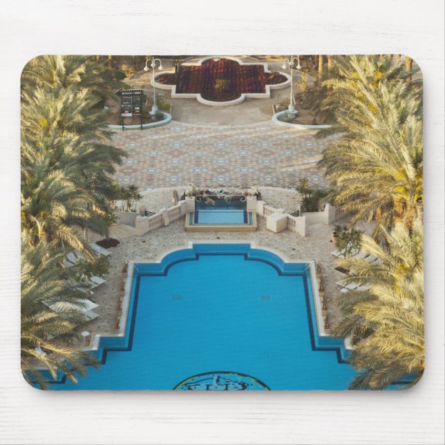 Elevated view Herods Palace Hotel Swimmingpool Mousepad (Vorne)