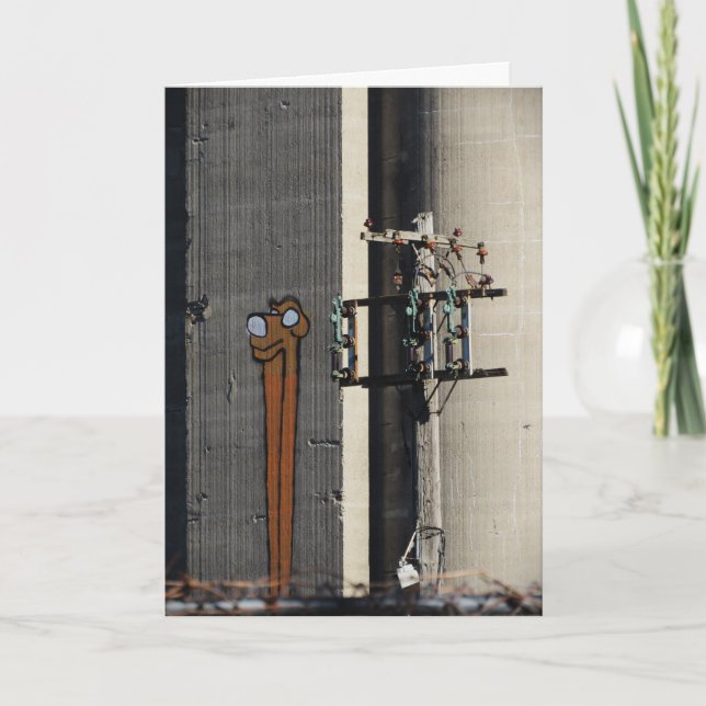 "Elevated Watchdog" Dankeschön Karte (Vorderseite)