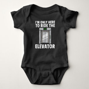 Elevator Buttons Mechanic Technician Baby Strampler