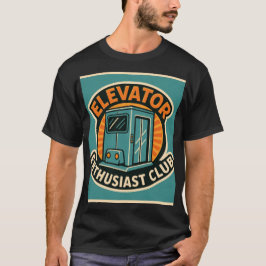 Elevator Enthusiasts Club – Modern Design T-Shirt